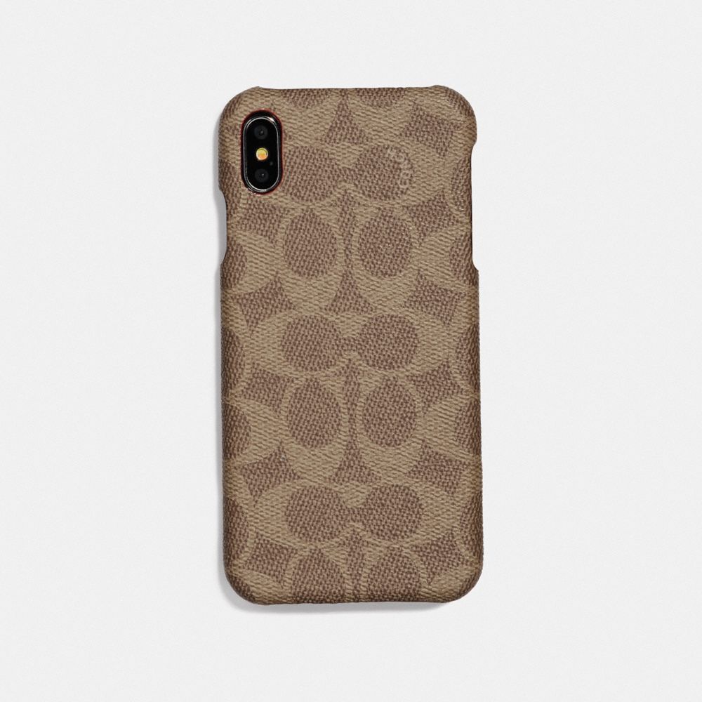 COACH® Iphone Xr Case In Signature Canvas