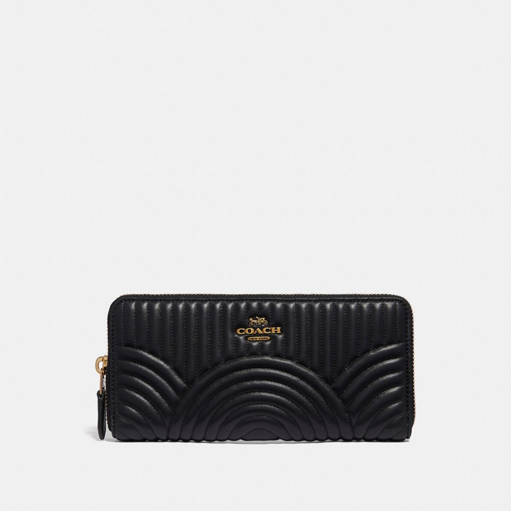 COACH® Outlet Slim Accordion Zip Wallet With Quilting