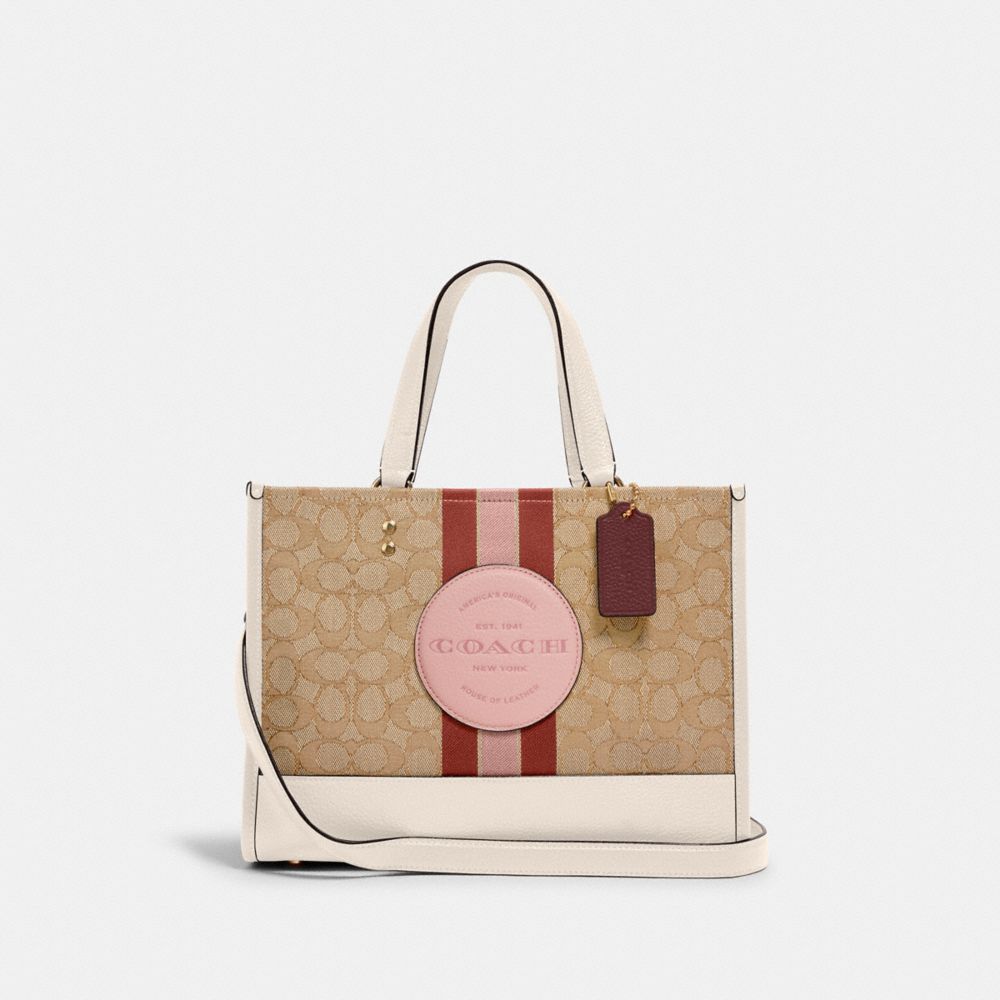 Coach Dempsey Carryall In Signature Jacquard With Stripe And Coach ...