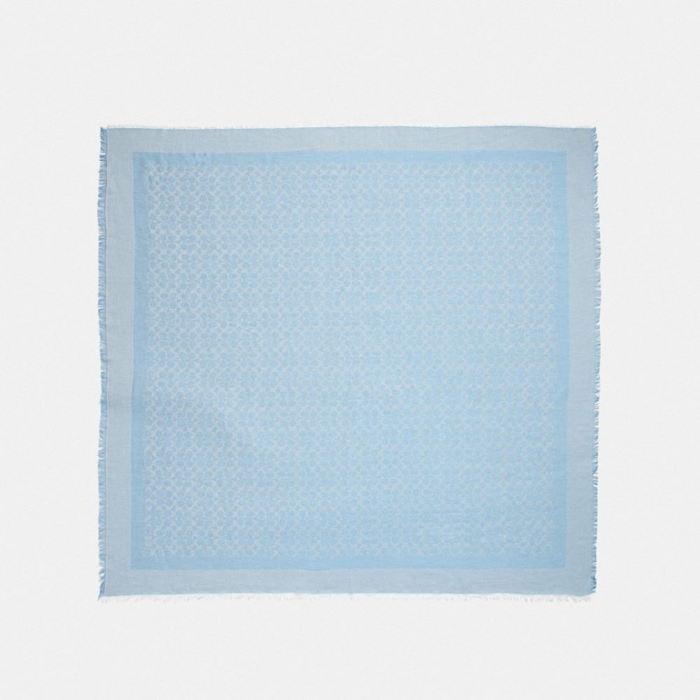 Signature Jacquard Oversized Square Scarf COACH®