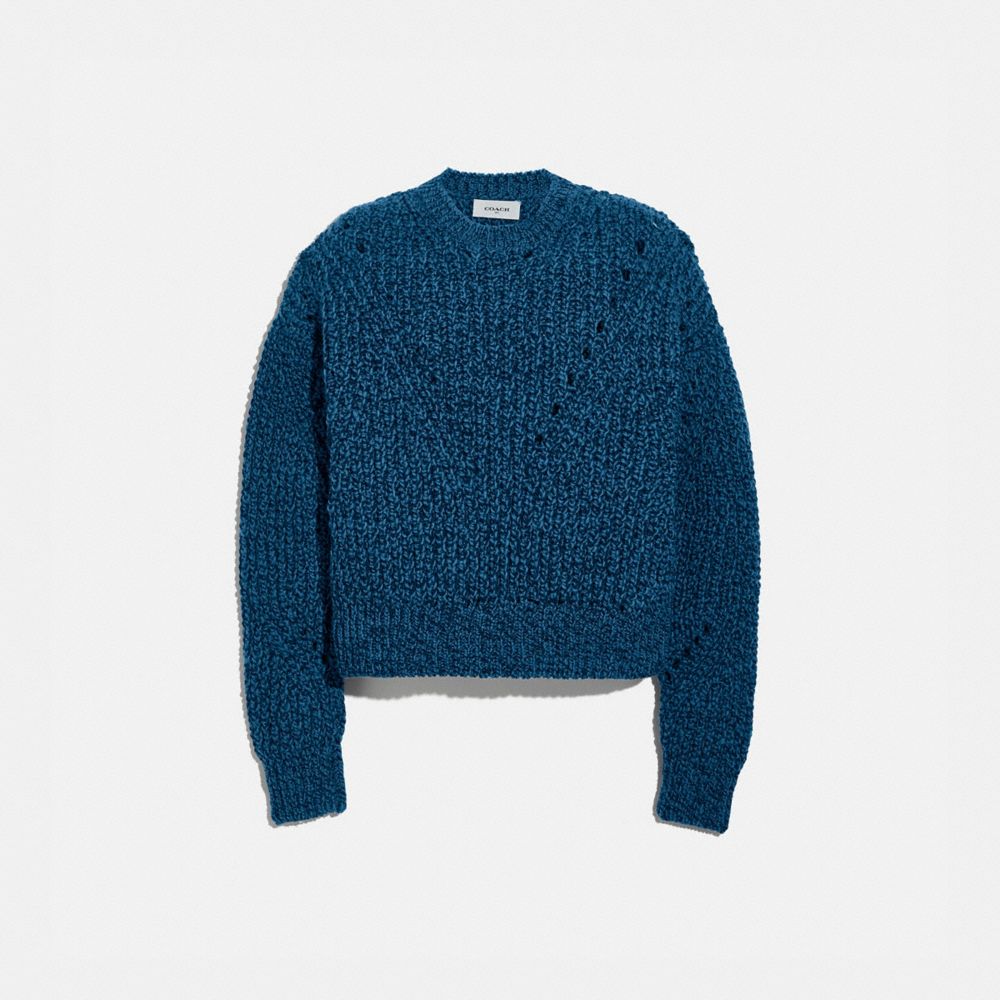 COACH® Open Knit Sweater