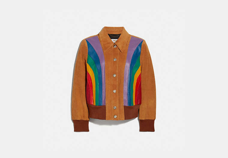 COACH® | Rainbow Blouson Jacket