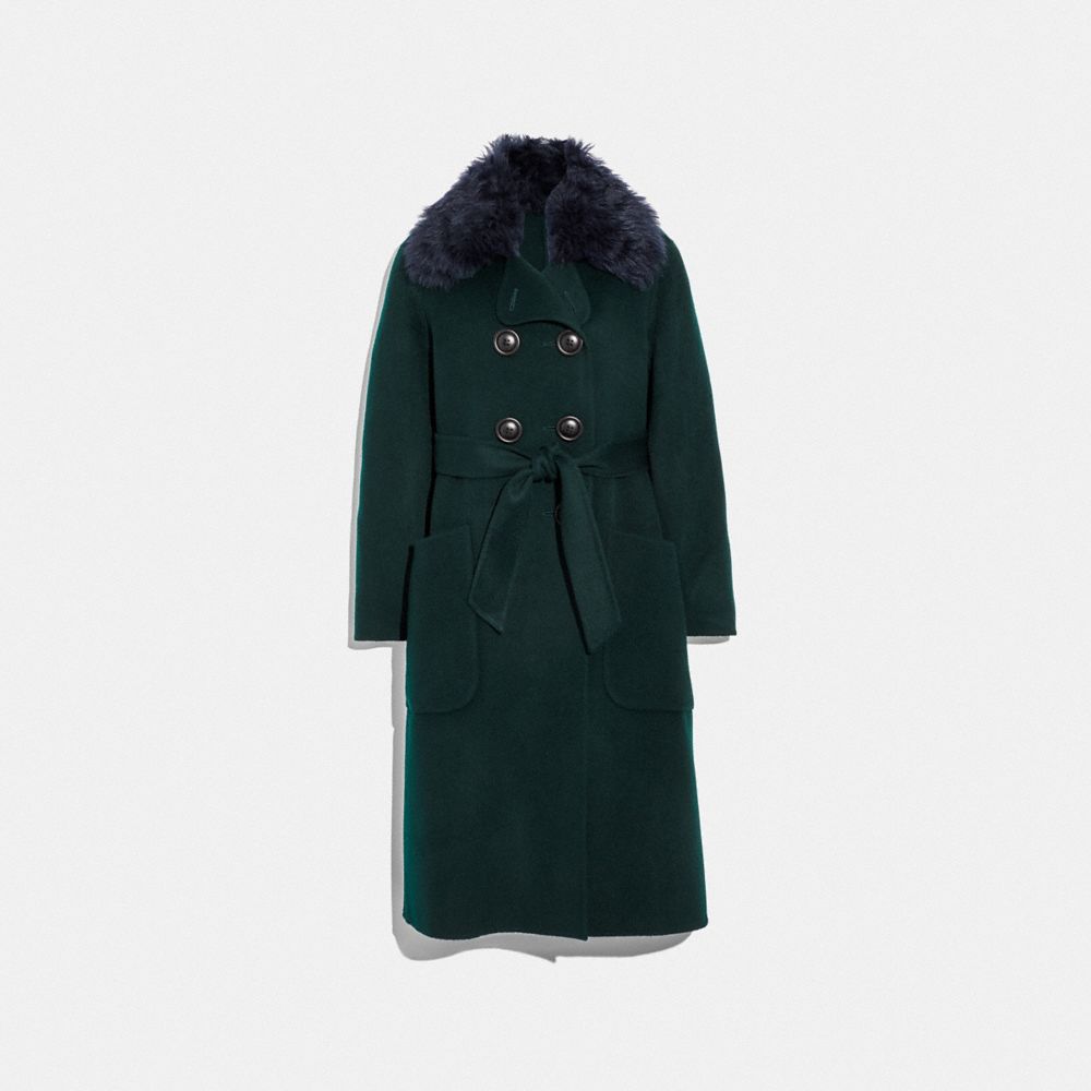 Luxury Wool Trench Coat COACH®