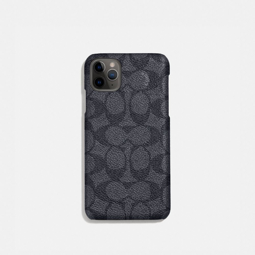 COACH® | Iphone 11 Pro Max Case In Signature Canvas