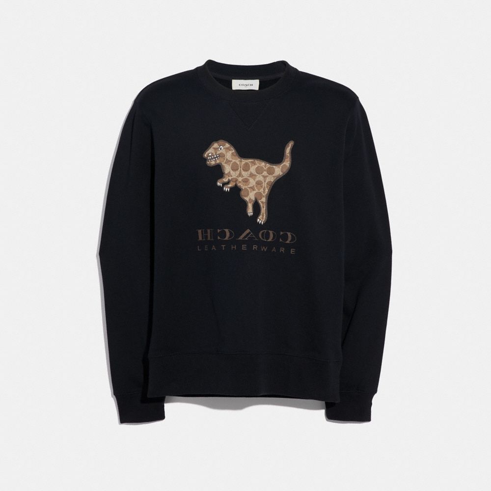 COACH®,Sticker Rexy Sweatshirt,,Front View