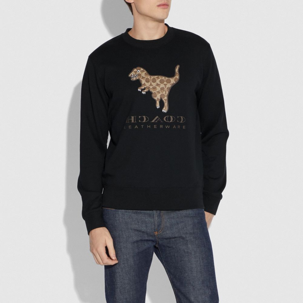 COACH®,Sticker Rexy Sweatshirt,,Scale View