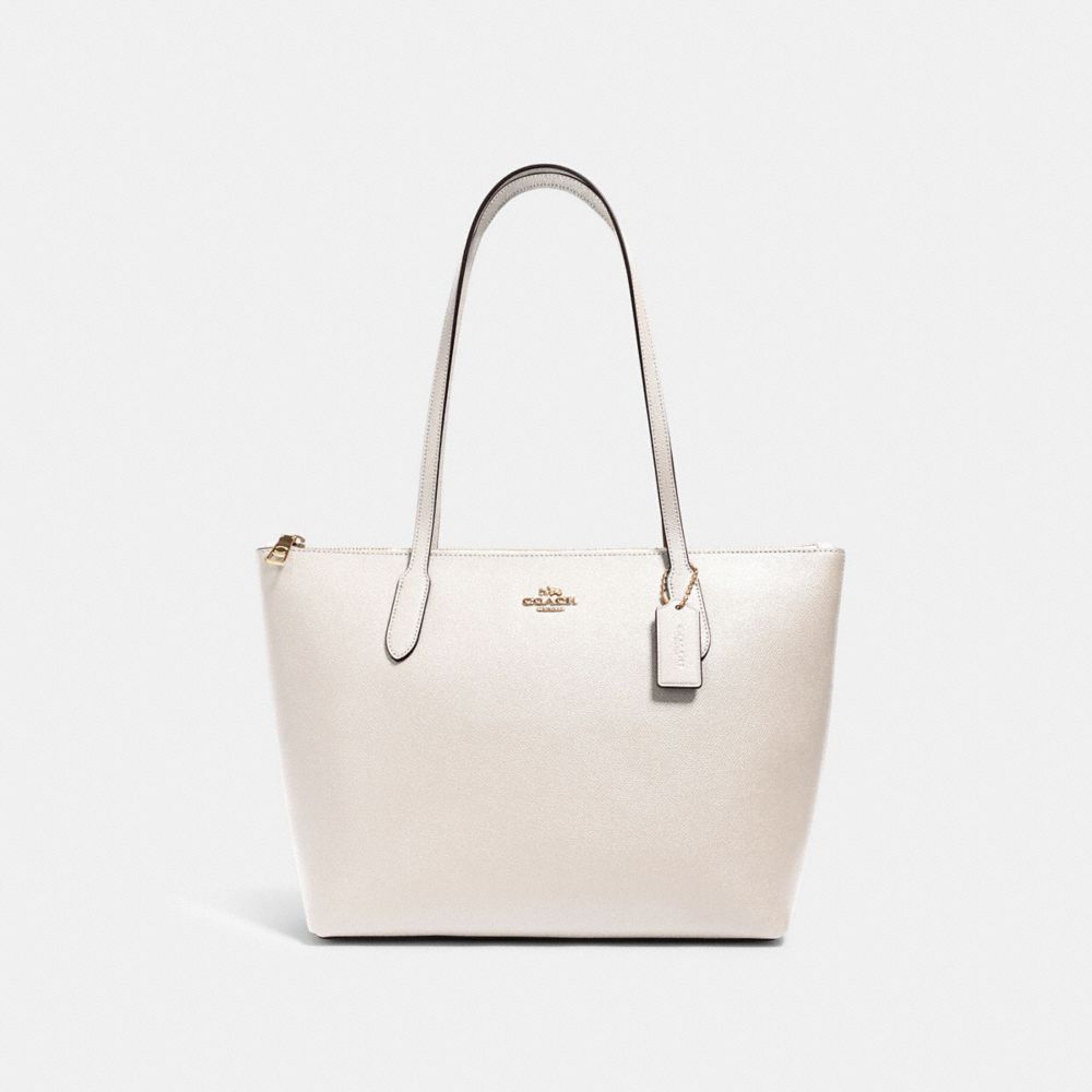 Arriba 61+ imagen white coach tote