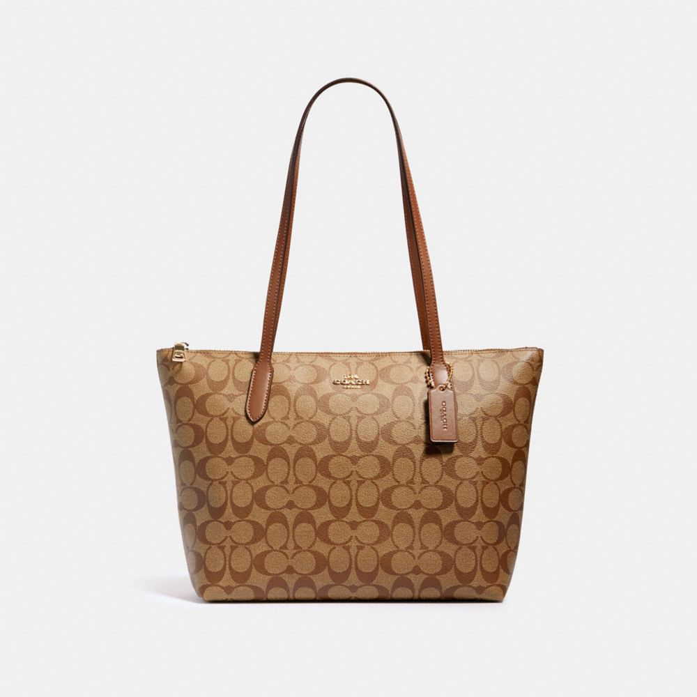 Arriba 51+ imagen brown coach tote bag