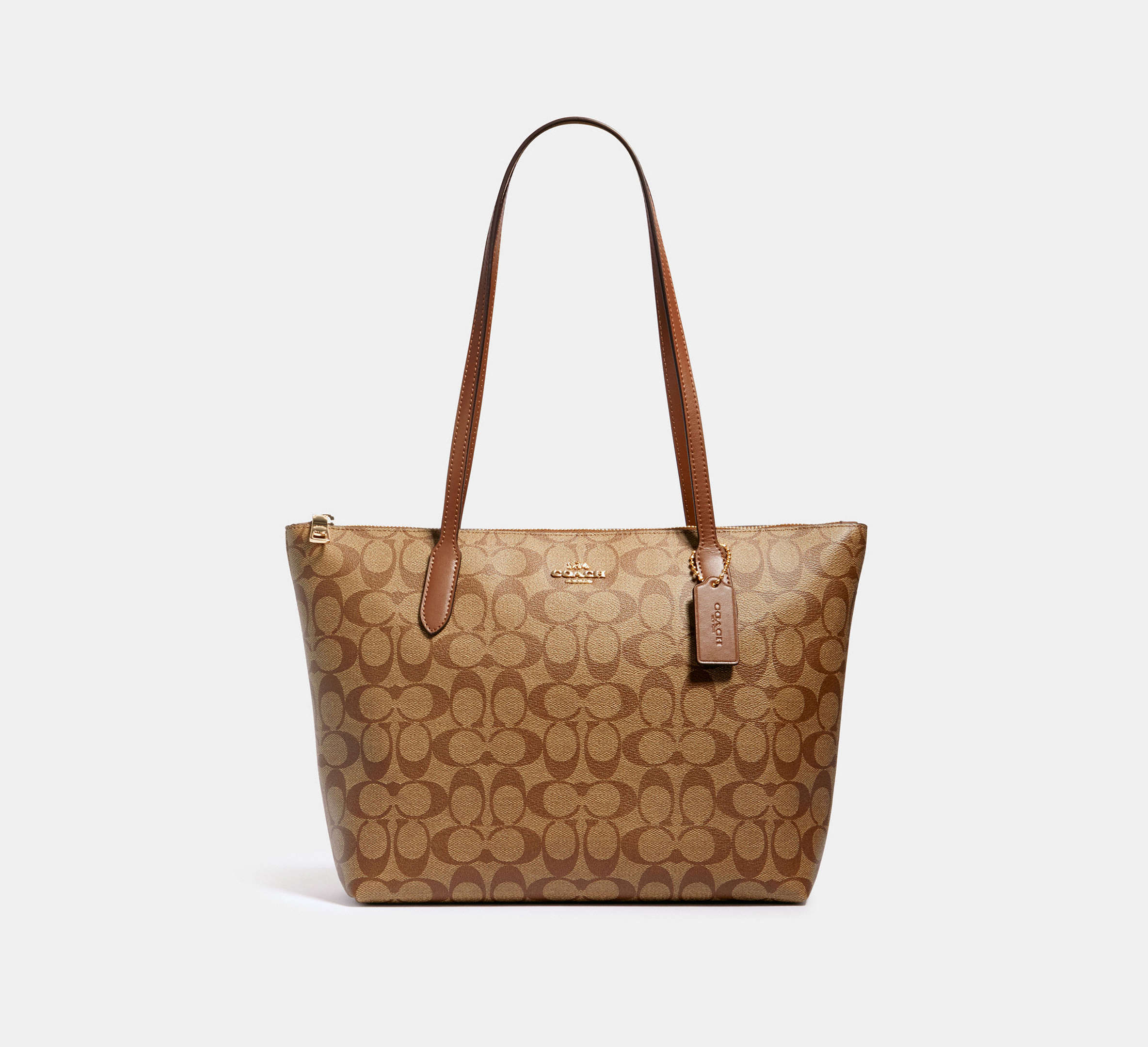 Coach Outlet Online Shopping by LA SHOPPINISTA (Sale, outlet, bags, wallets, backpacks, sneakers and more) - City Tote In Signature Canvas image number 