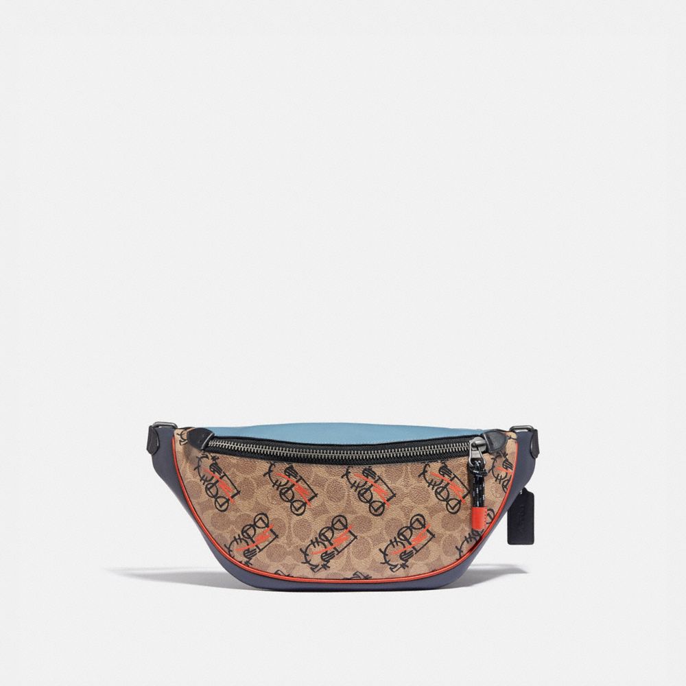 rivington belt bag 7 with horse and carriage print