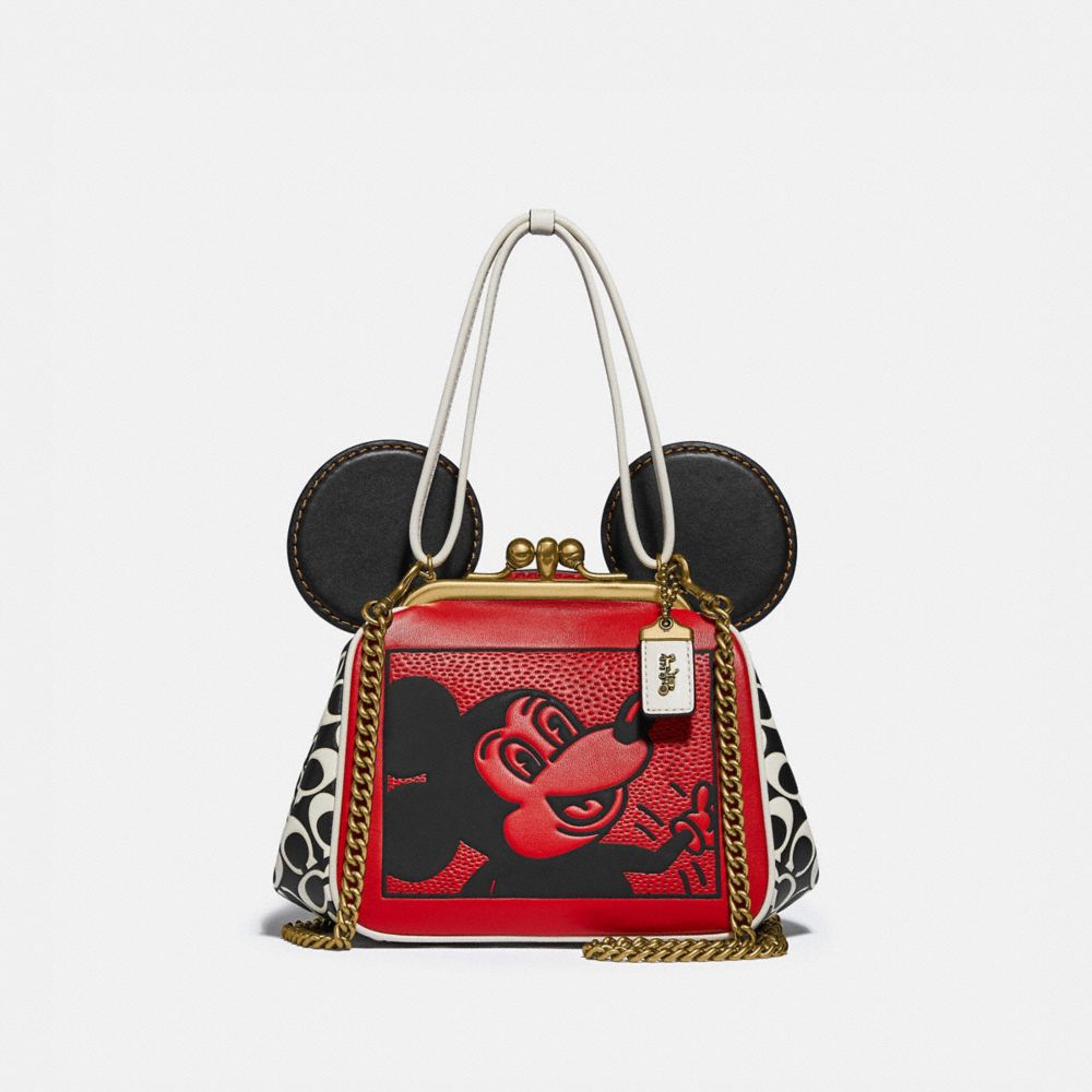 COACH® | Disney Mickey Mouse X Keith Haring Kisslock Bag