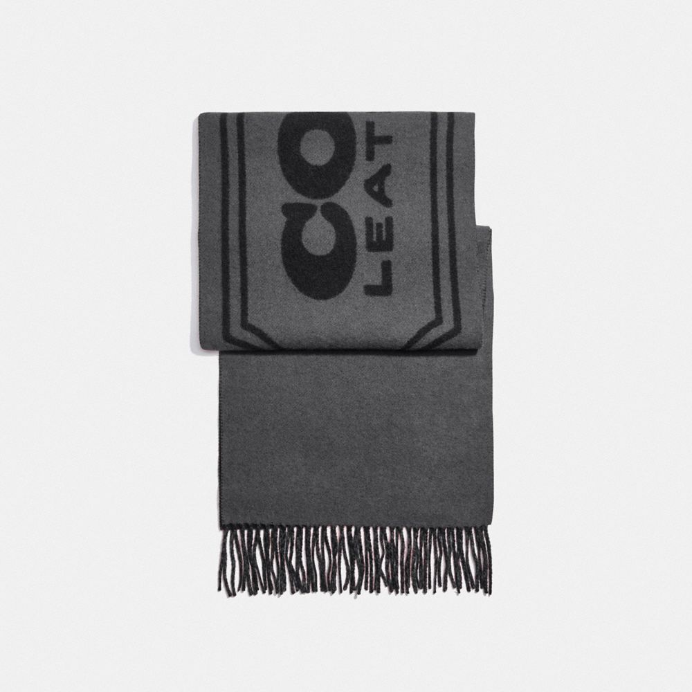 Cashmere Scarf With Coach Badge