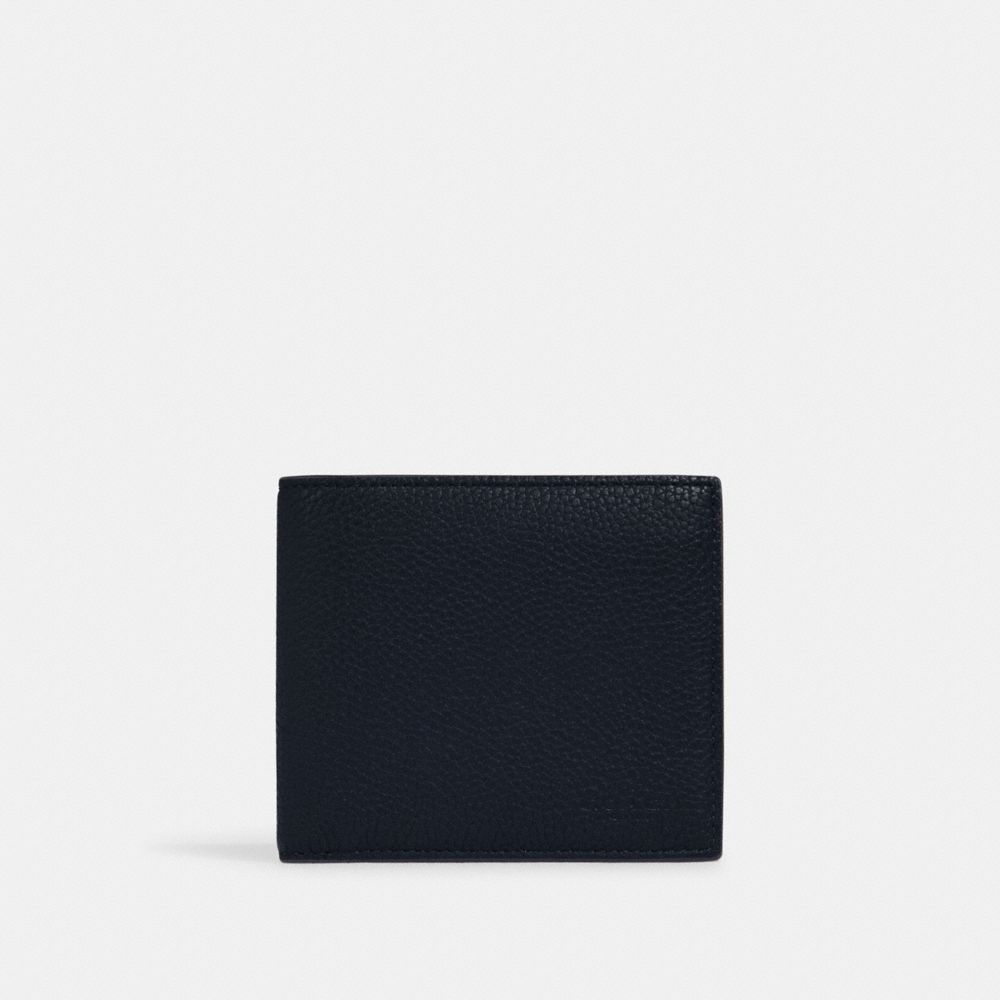 COACH® | Coin Wallet With Signature Canvas Interior