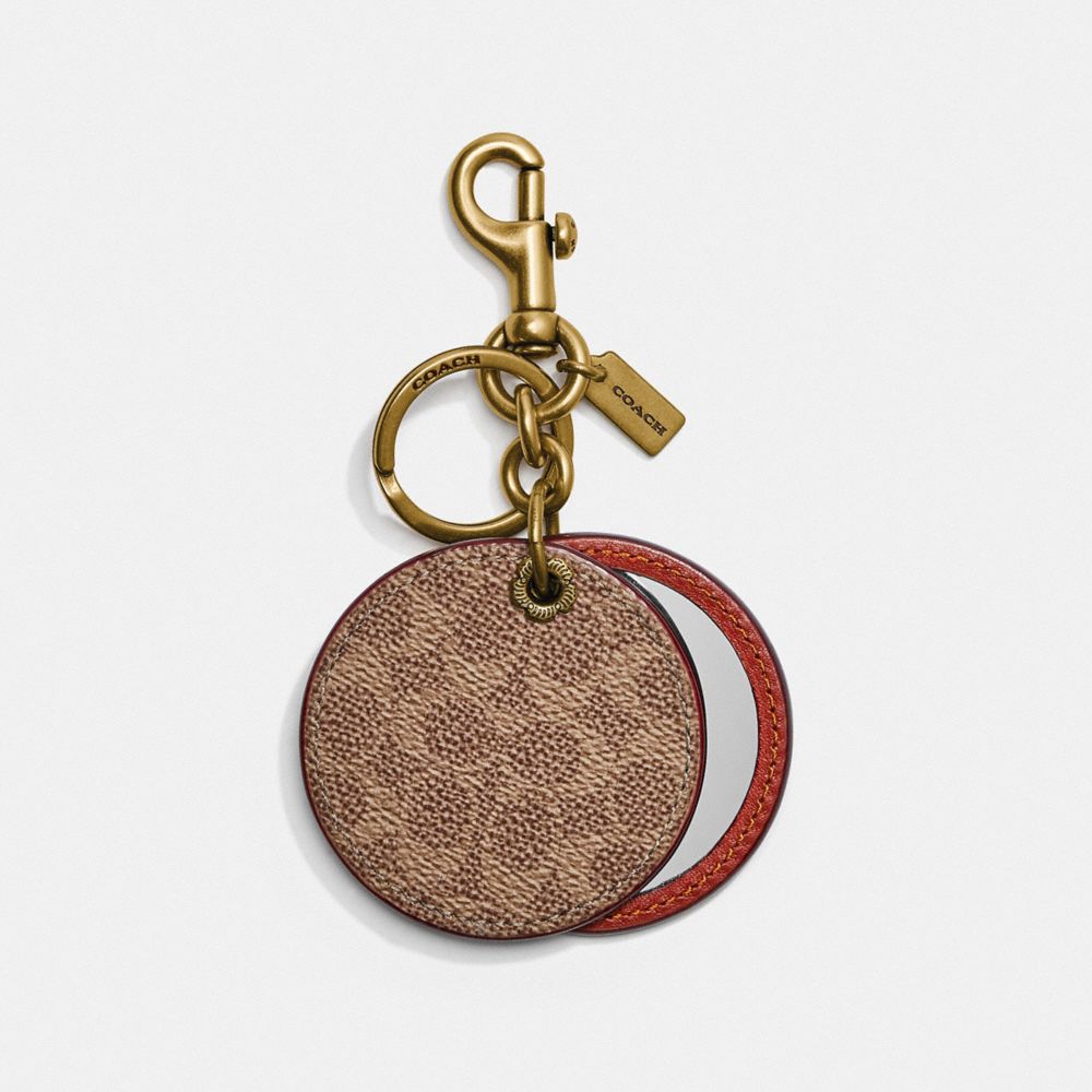 Coach Bear Bag Charm in Signature Canvas Msrp