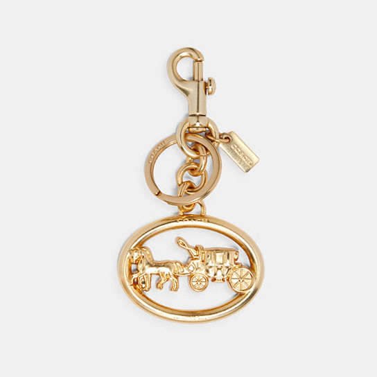 Top 45+ imagen coach horse and carriage bag charm