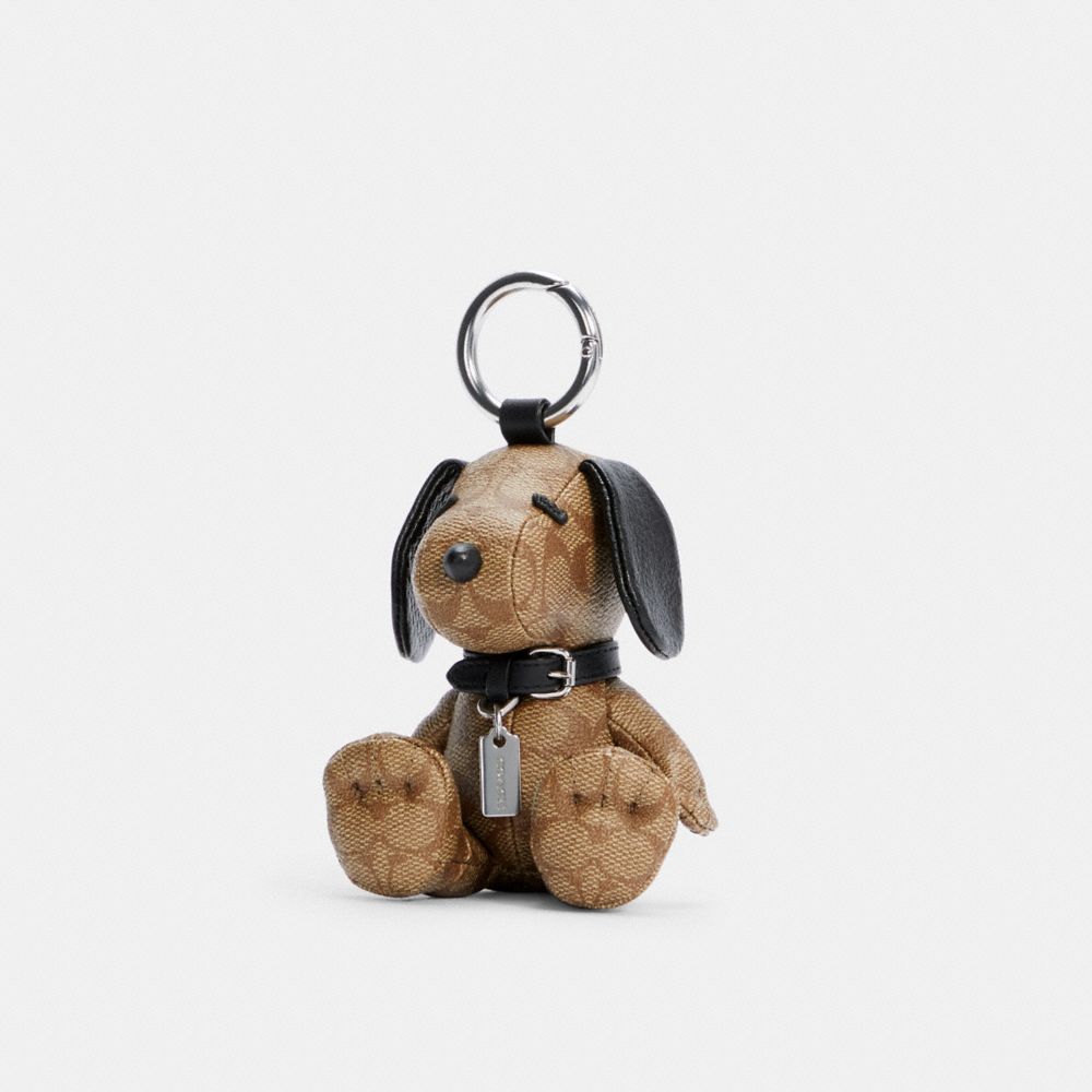 COACH® Outlet | Coach X Peanuts Snoopy Collectible Bag Charm In Signature  Canvas