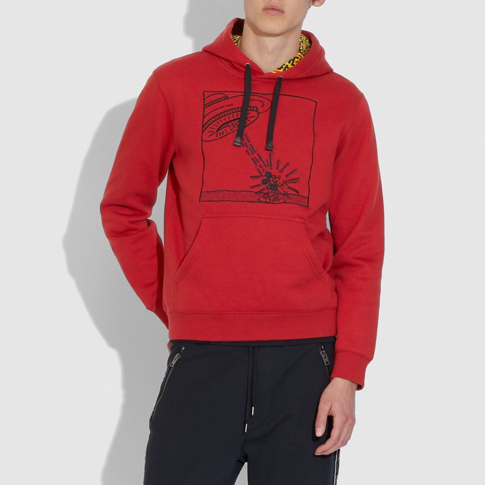 Louis Mickey Red Hoodie – DUST OF GODS