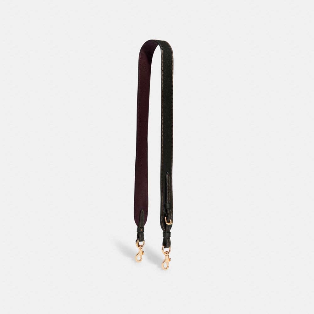 COACH®  Leather Covered Short Chain Strap