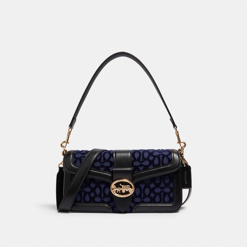 COACH® Outlet Shoulder Bag In Signature Velvet