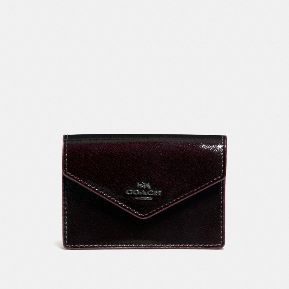 Envelope Card Case In Patent Leather COACH®