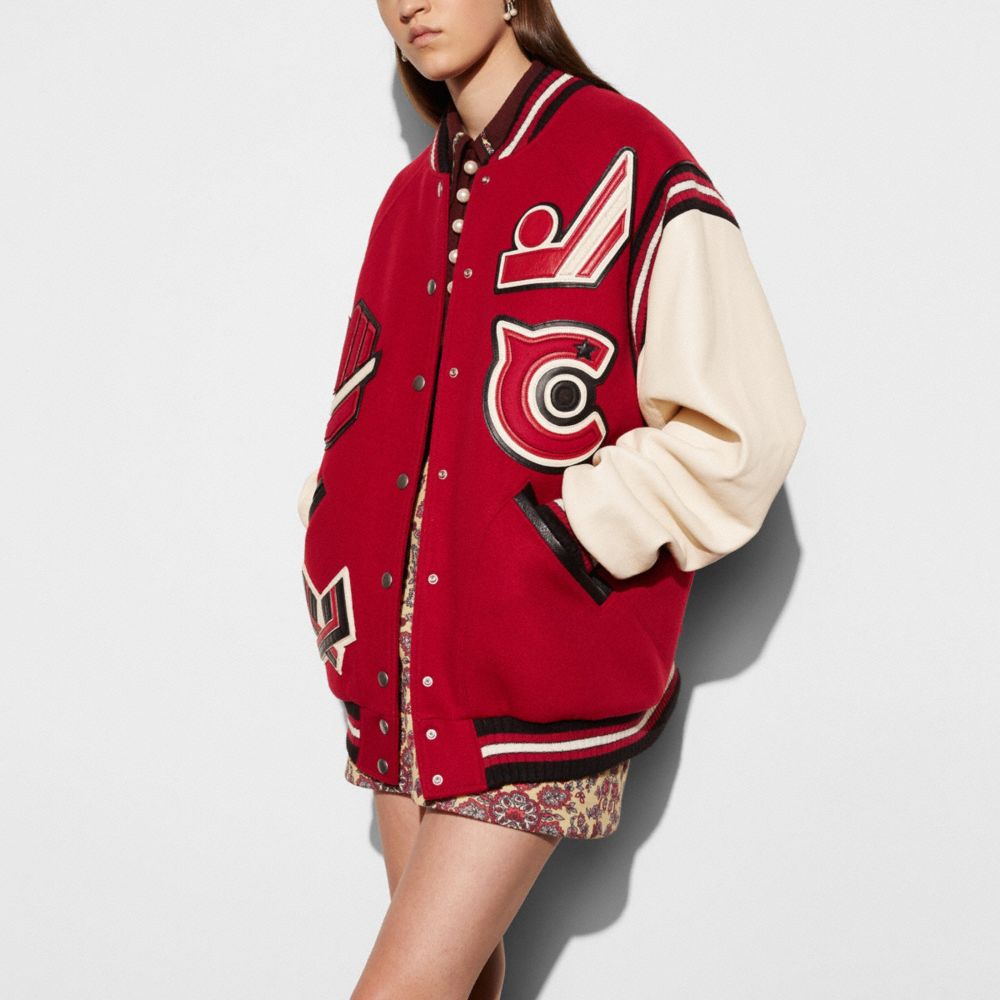 Oversized Varsity Jacket COACH®