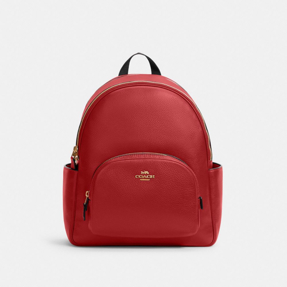 Coach Backpack Red And Black