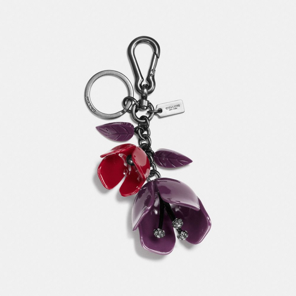 Resin Tea Rose Bag Charm COACH®