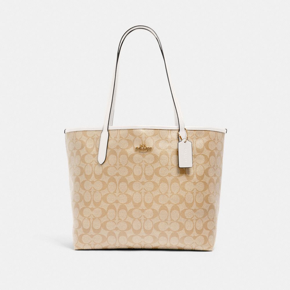 COACH OUTLET® | City Tote In Signature Canvas