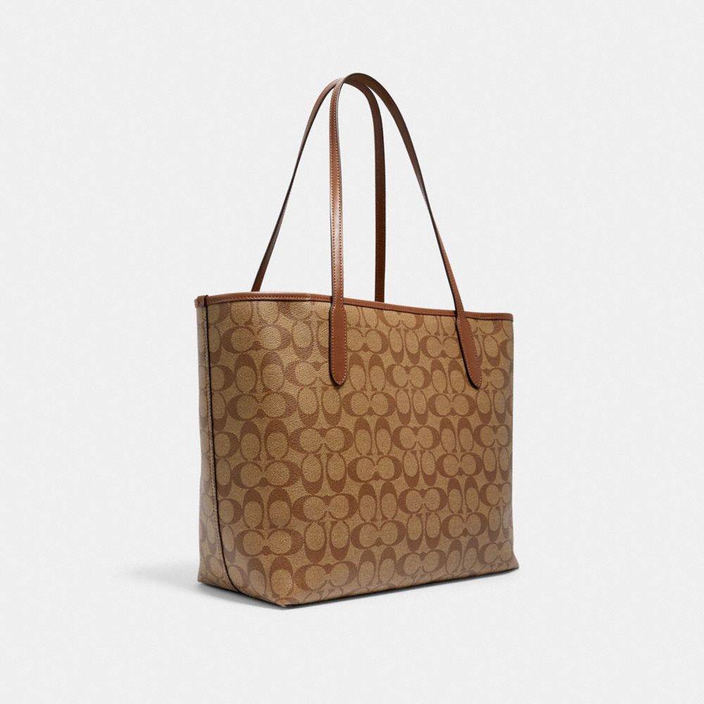 公式】コーチアウトレット | シティ トート シグネチャー キャンバス