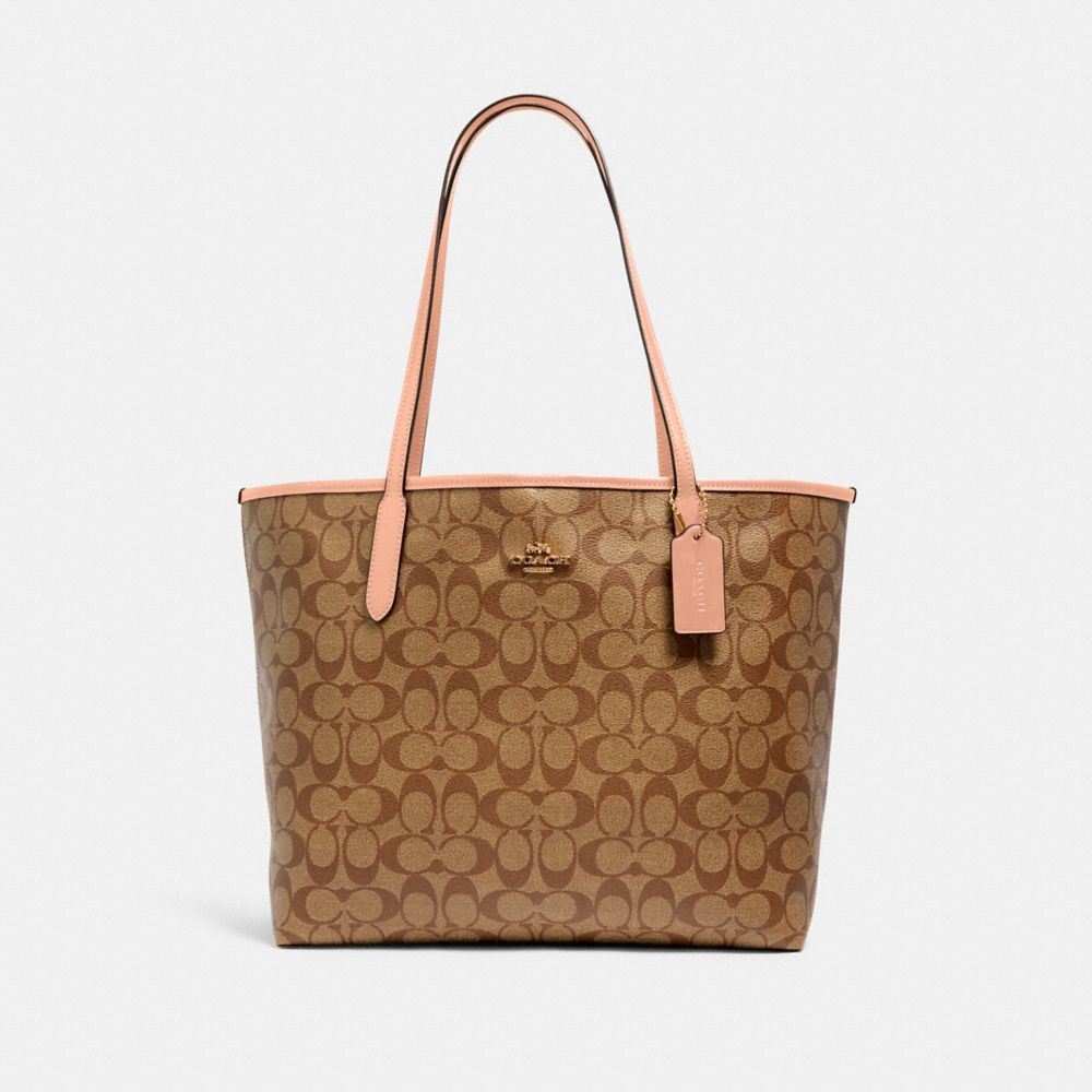 COACH OUTLET® | City Tote In Signature Canvas