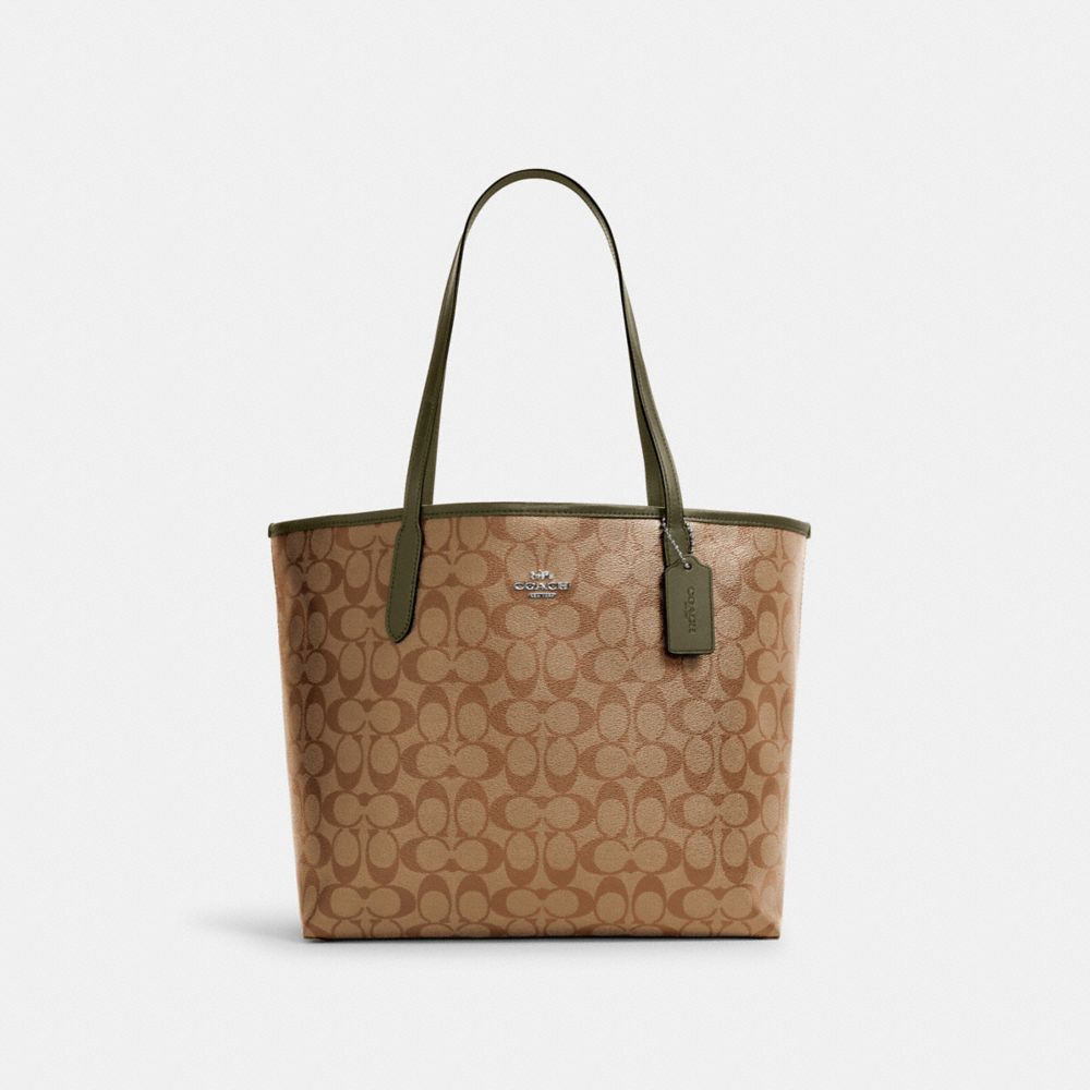 COACH OUTLET® | City Tote In Signature Canvas