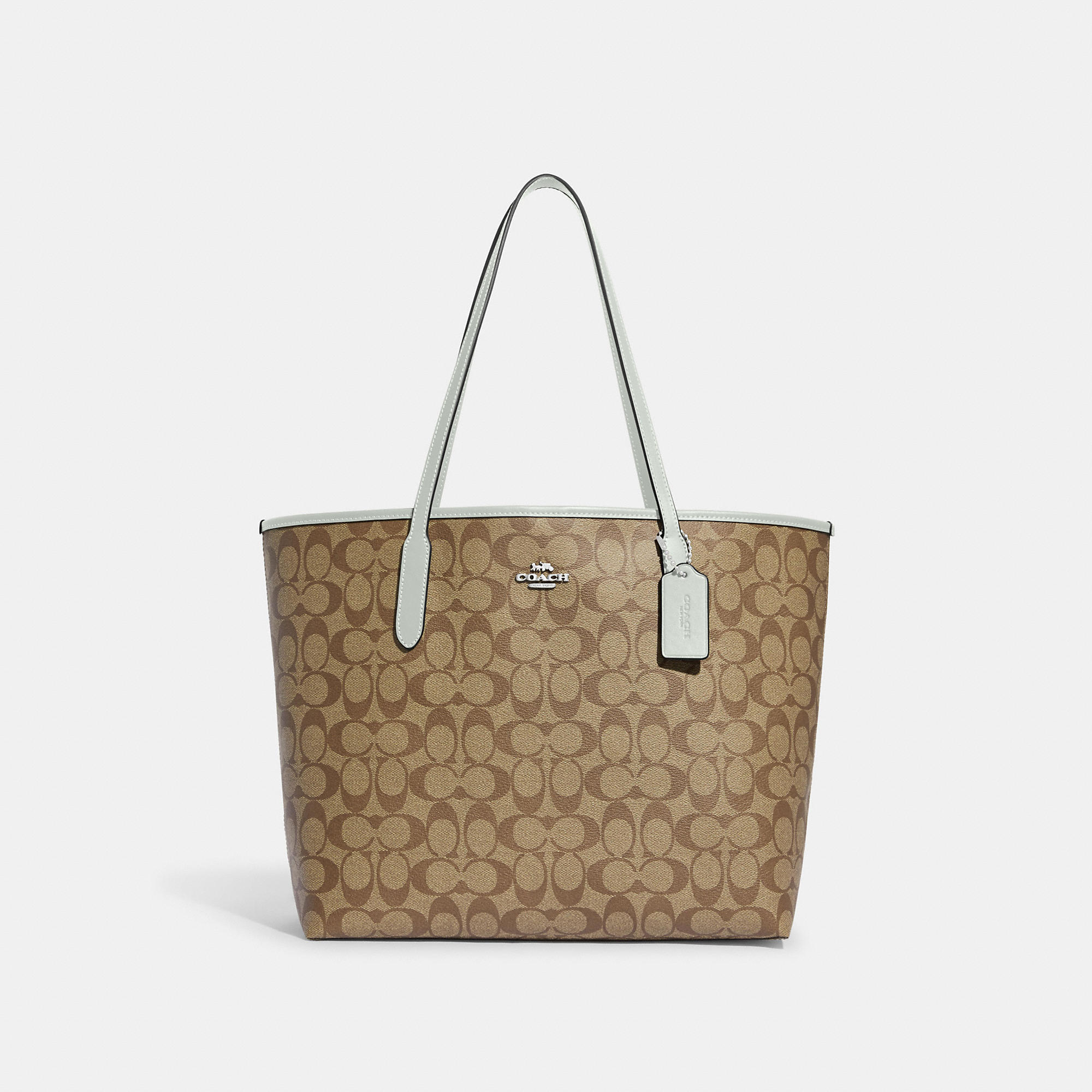 Coach Outlet City Tote In Signature Canvas In Multi | ModeSens