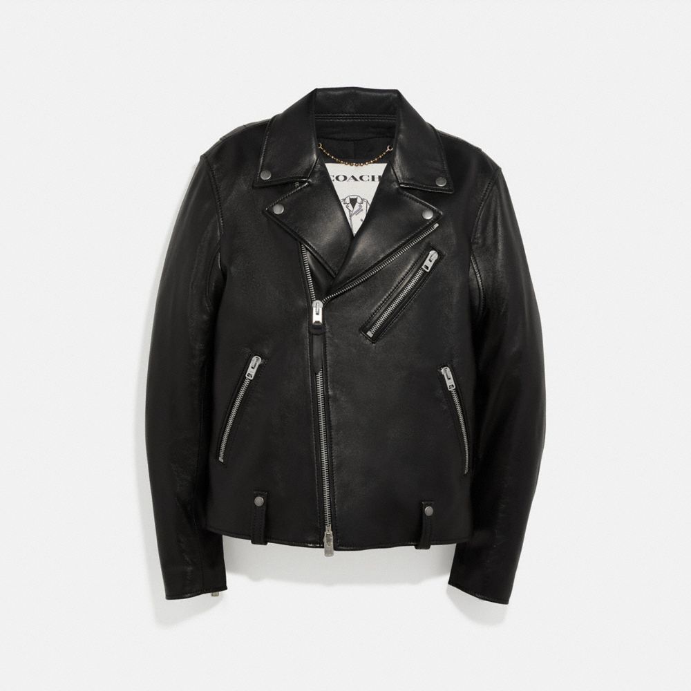 COACH® | Leather Moto Jacket