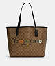 City Tote In Signature Canvas With Halloween