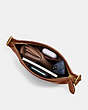 COACH®,DUFFLE 16,Smooth Leather,Small,Brass/1941 Saddle,Inside View, Top View