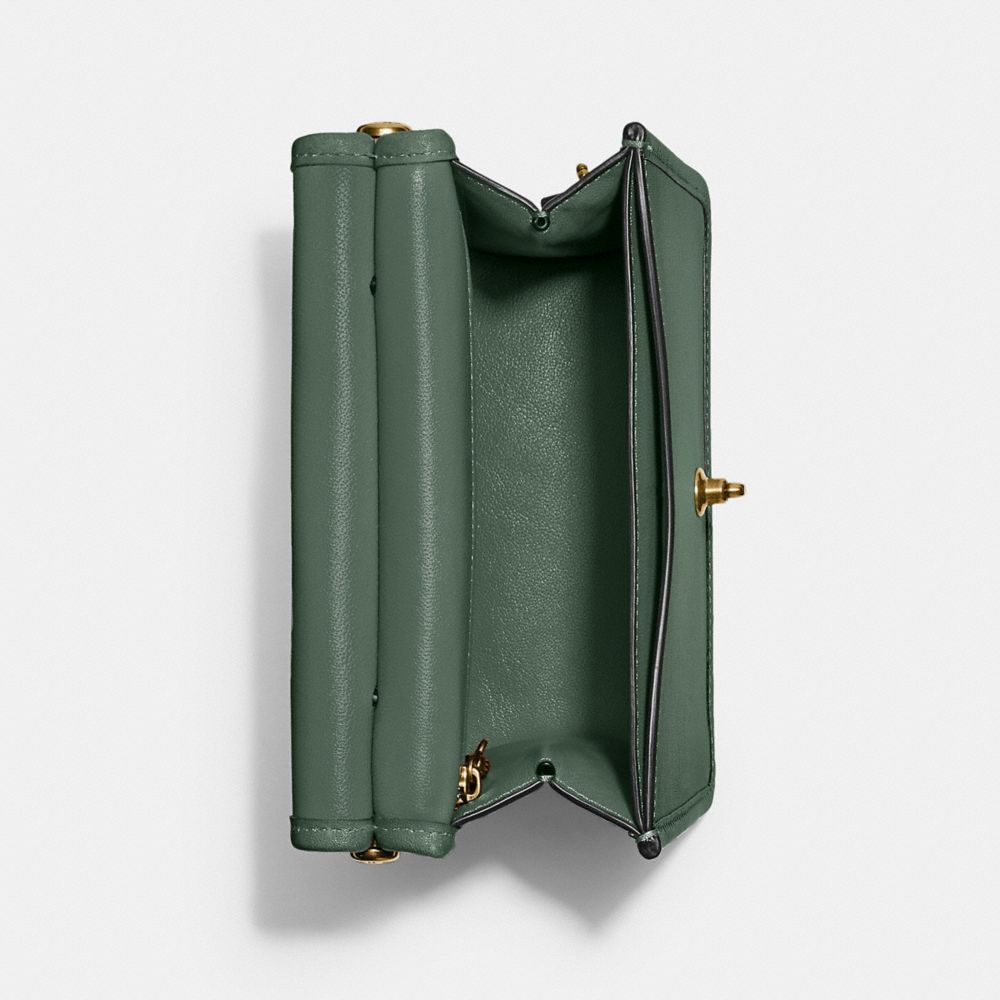 Coach Willis Top Handle 18 In Brass/hunter Green ModeSens