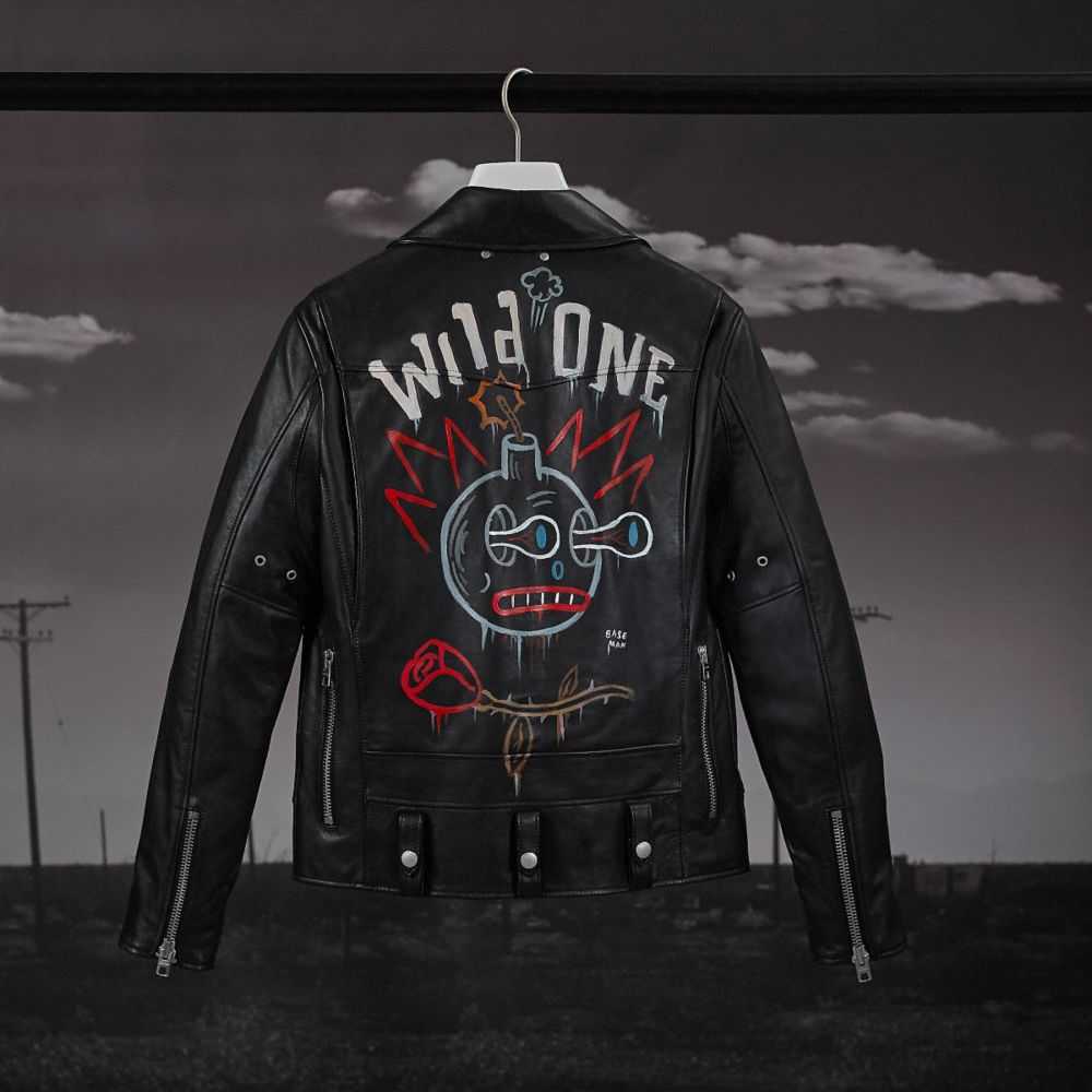 Baseman Custom Painted Moto Jacket COACH®