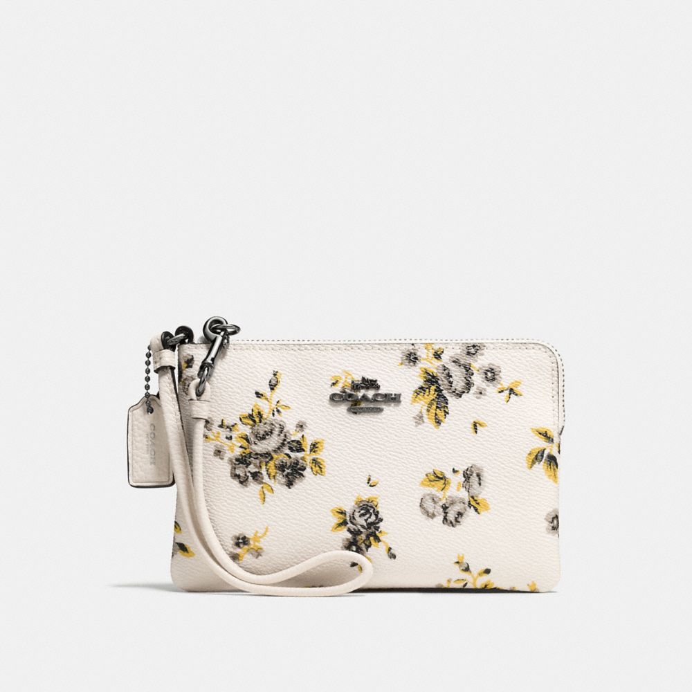 Small Wristlet With Floral Print