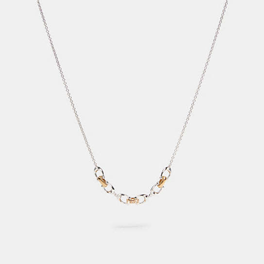 COACH® Outlet | Linked Signature Necklace