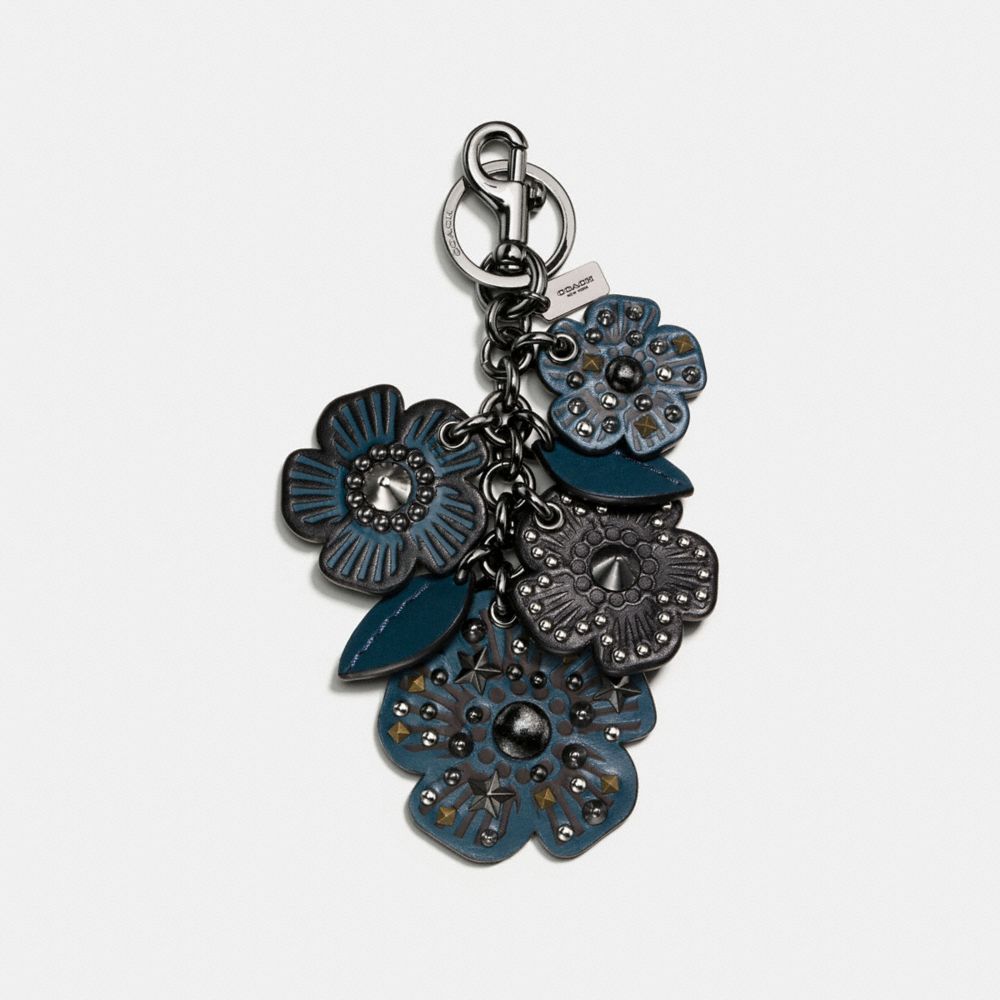 COACH Boxed Willow Floral Bag Charm - Macy's