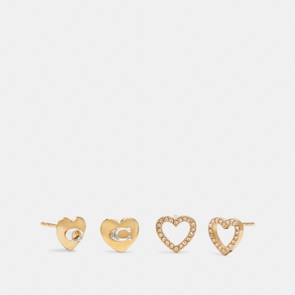 COACH® Outlet Heart Stud Earrings Set