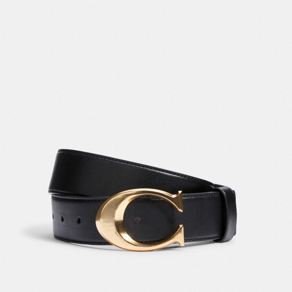 COACH® Outlet Signature Buckle Belt, 38 Mm