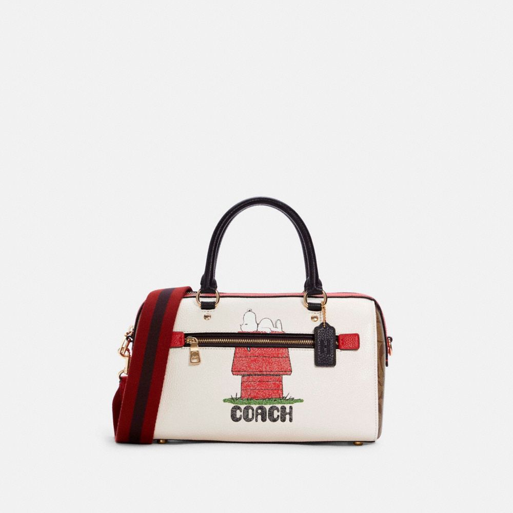 COACH® Outlet | Coach X Peanuts Rowan Satchel With Snoopy