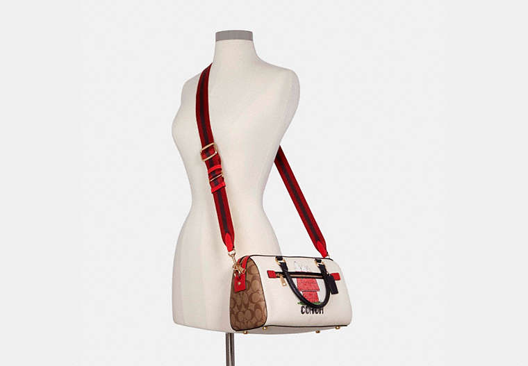 COACH® Outlet | Coach X Peanuts Rowan Satchel With Snoopy COACH® Outlet | Coach X Peanuts Rowan Satchel With Snoopy
