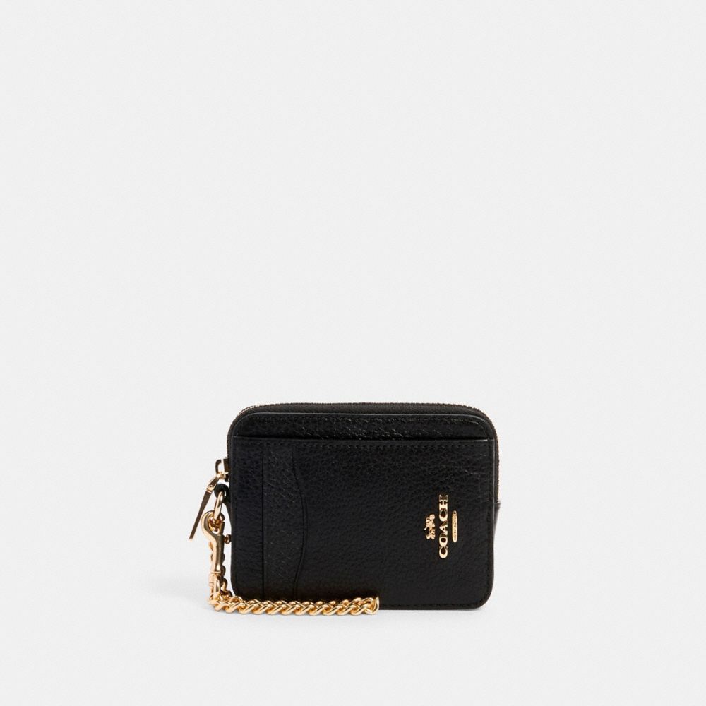 COACH ZIP CARD CASE 