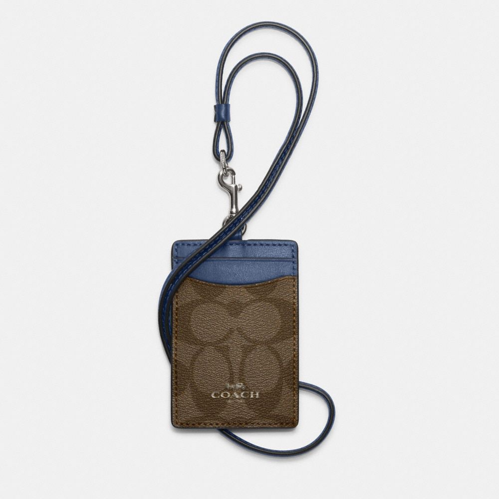 COACH® Outlet Id Lanyard In Signature Canvas