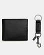 COACH®,BOXED 3-IN-1 WALLET GIFT SET,Mini,Black,Inside View,Top View