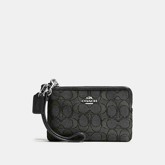 black coach wallet wristlet