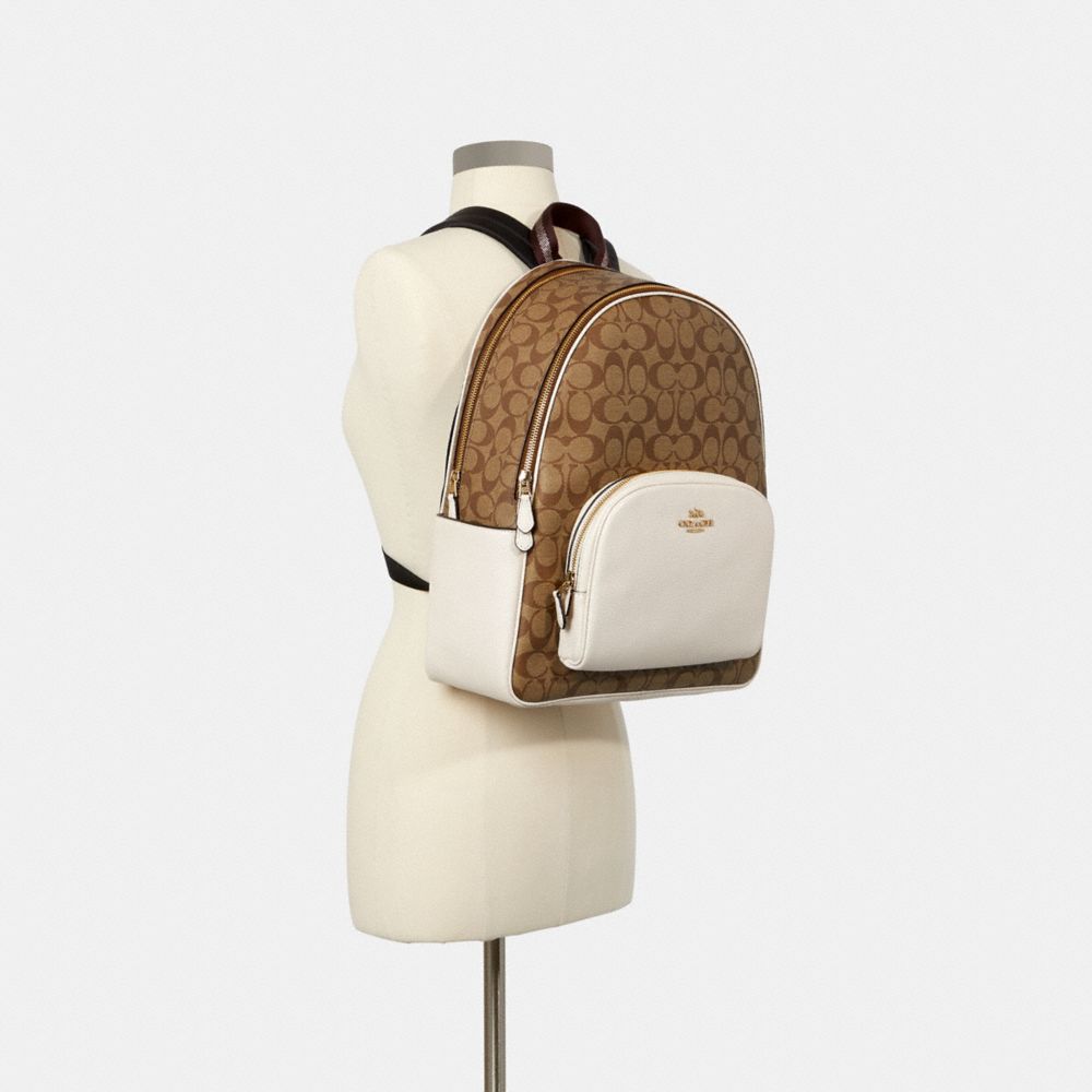 Coach Mini Court Backpack In Signature Canvas - rhomobile.com