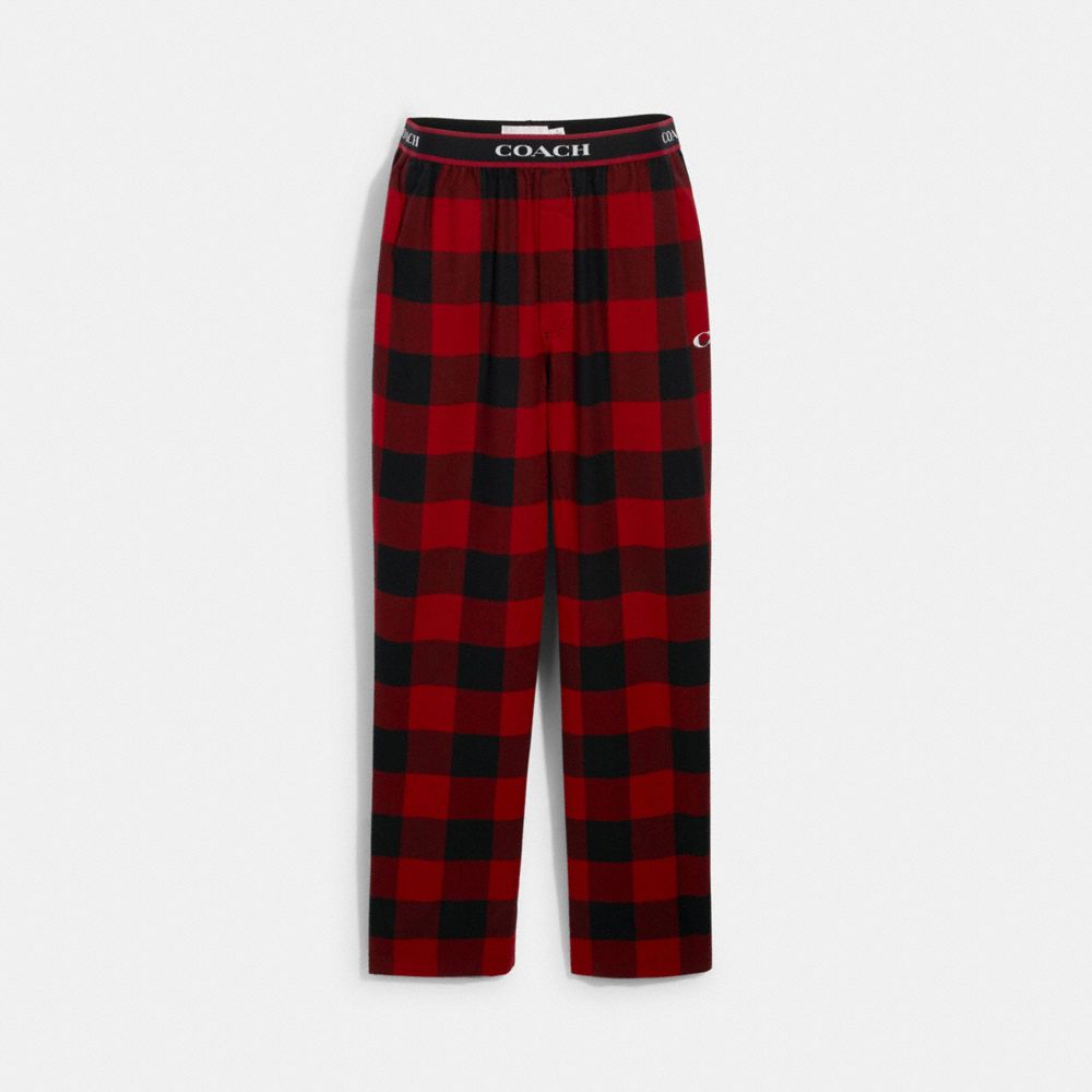 COACH® Outlet | Flannel Pajama Pants